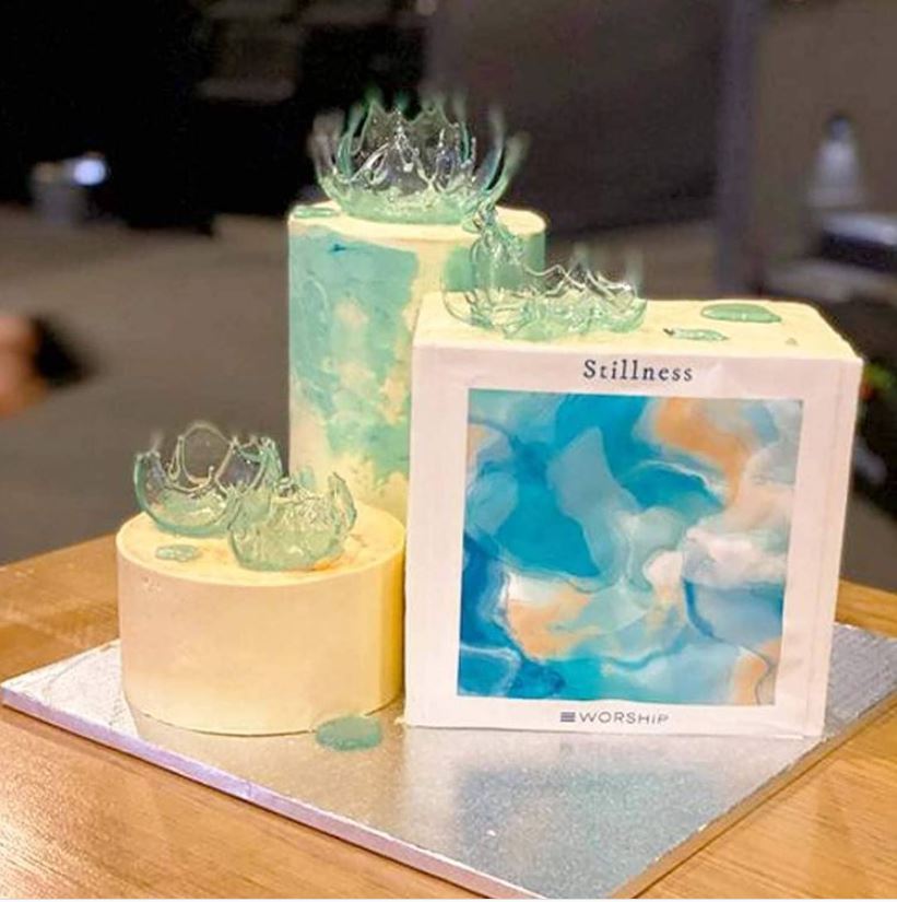 19 cm x 19 cm Square Pre - cut Custom Edible Icing Image - printsoncakes - Edible Image service provider