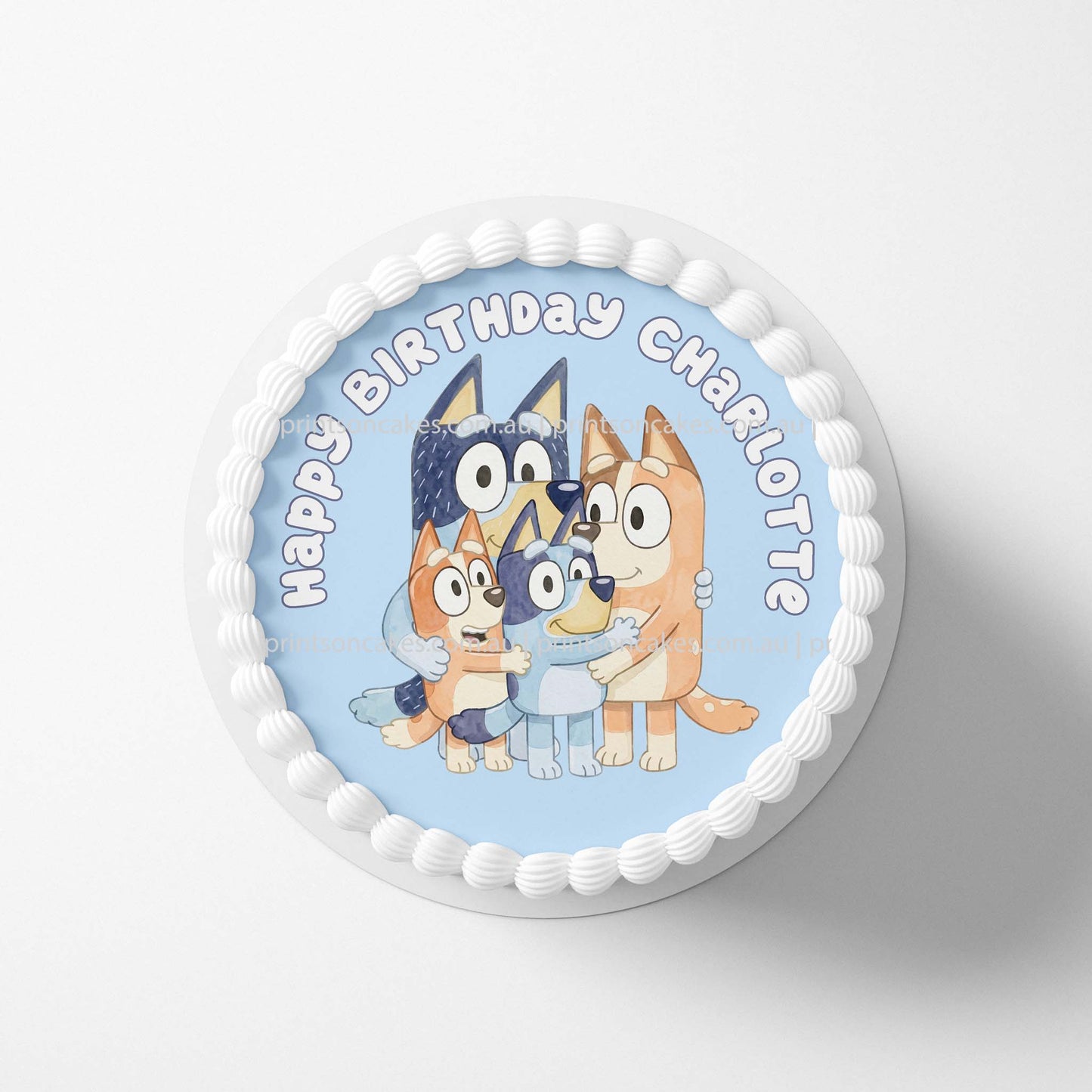 Bluey Inspired - Edible Icing Toppers