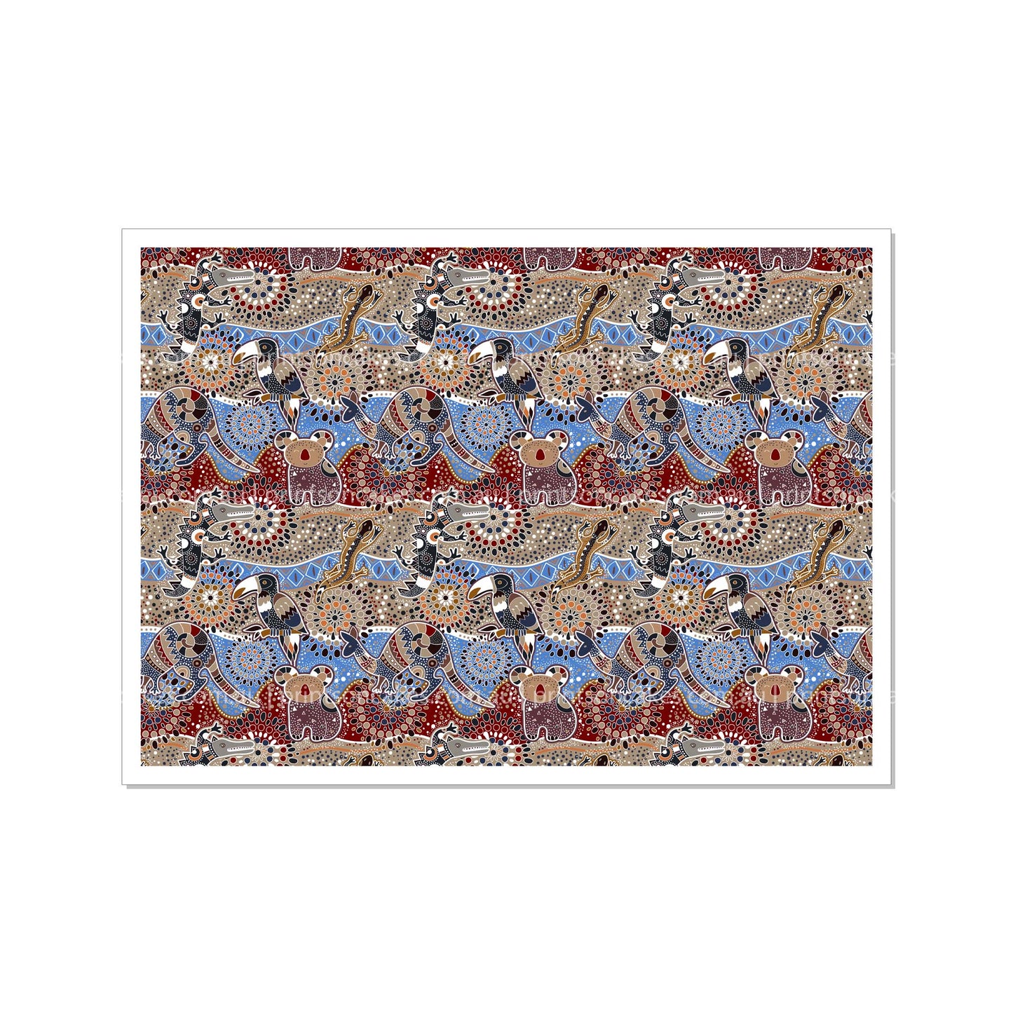 Australian Dot Pattern - Icing Cake Wrap - Prints On Cakes - Edible Image service provider