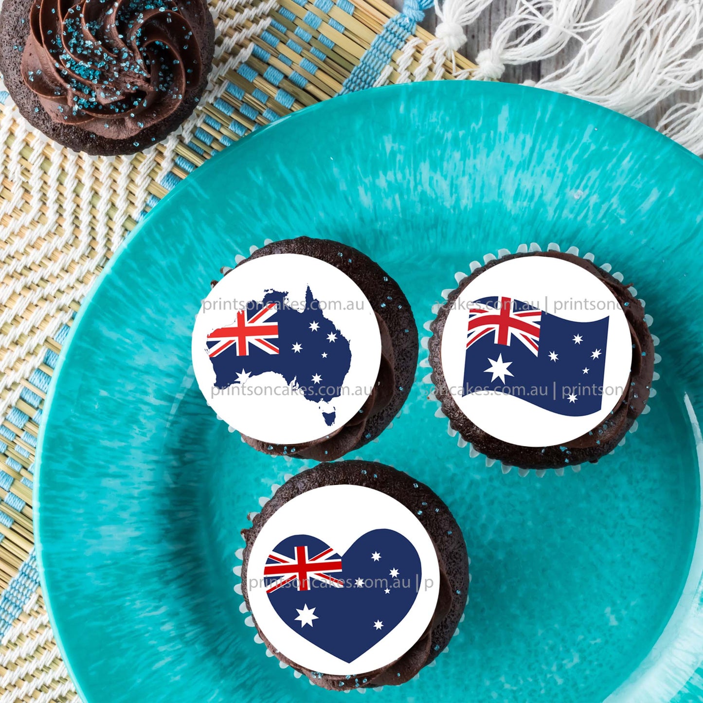 Australian Flag – Edible Icing Images - Prints On Cakes - Edible Image service provider