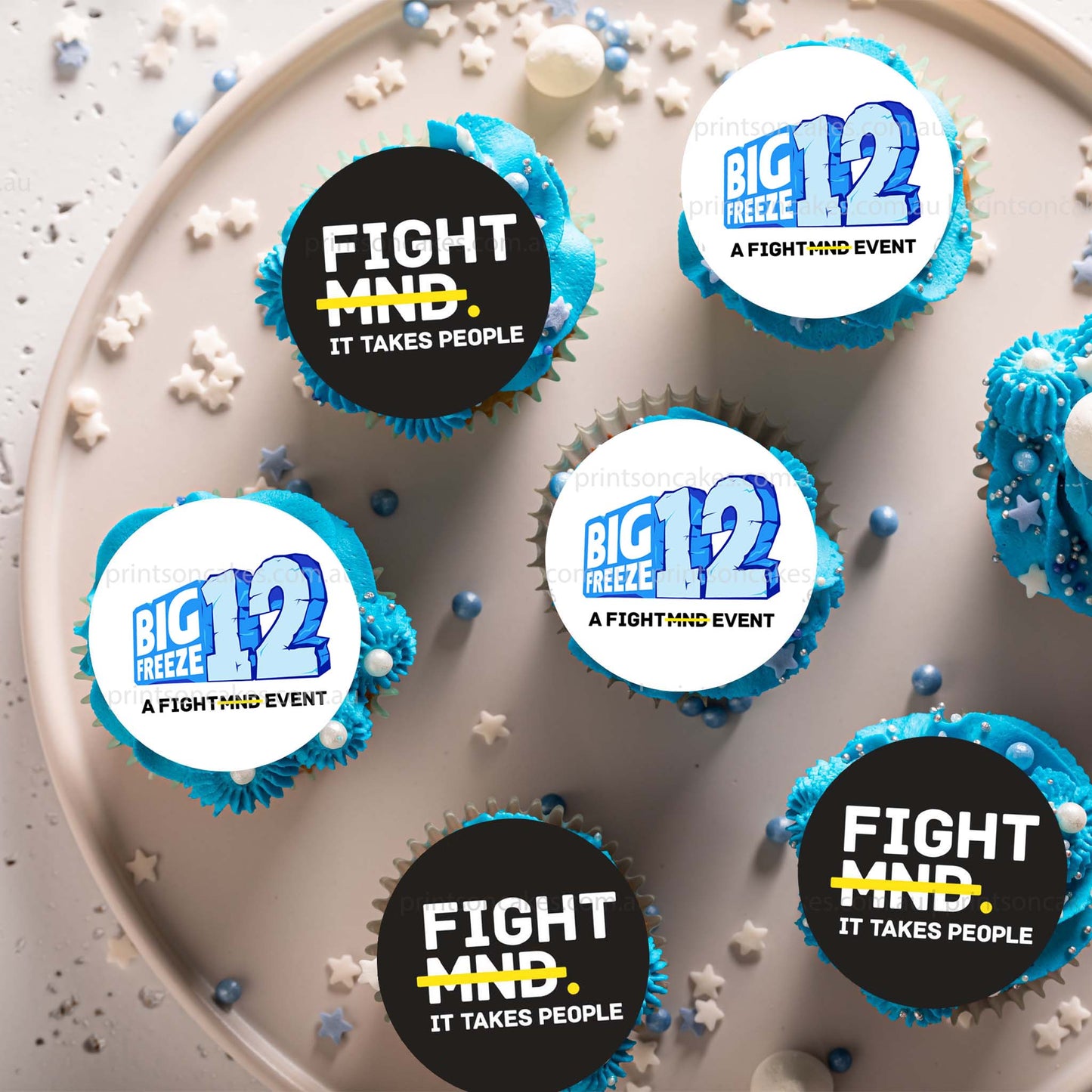 Big Freeze 12 Fight MND - Edible Icing Images - Prints On Cakes - Edible Image service provider