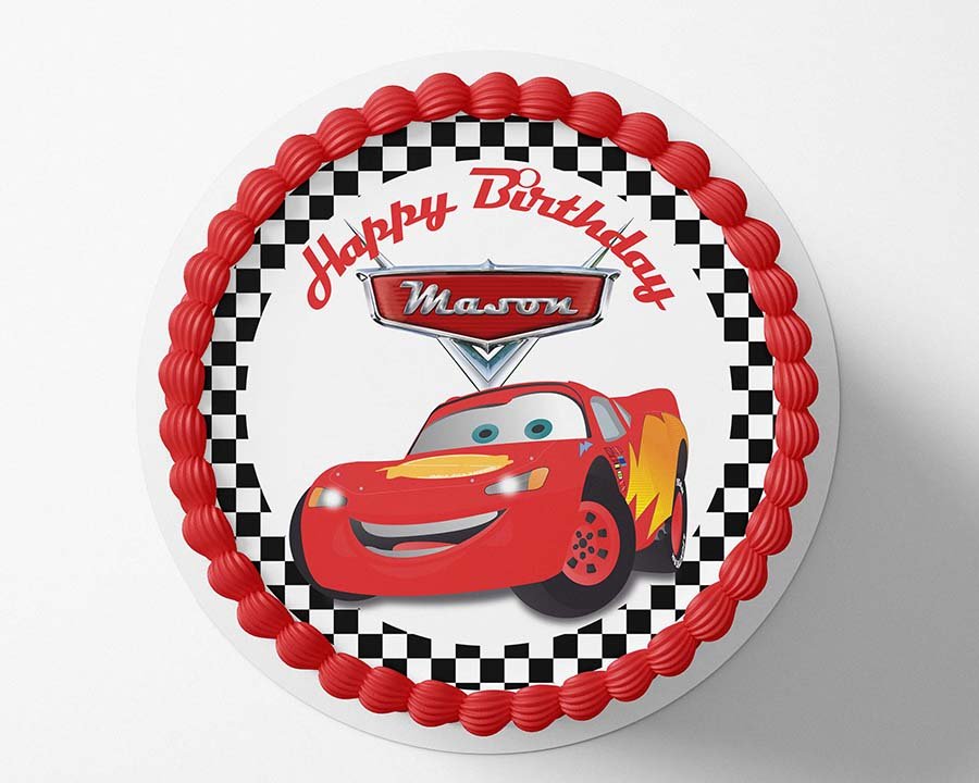 Cars - Edible Icing Toppers - printsoncakes - Edible Image service provider
