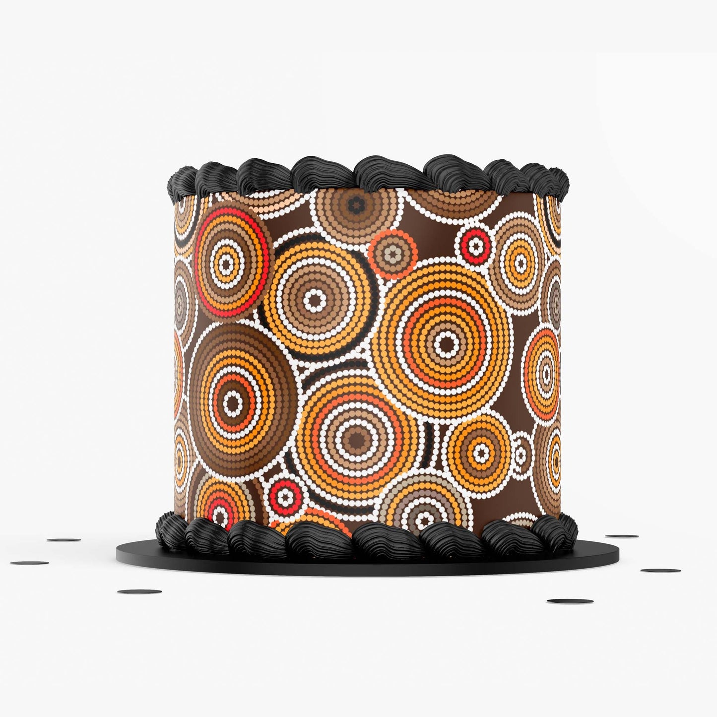 Dot Pattern - Icing Cake Wrap - printsoncakes - Edible Image service provider
