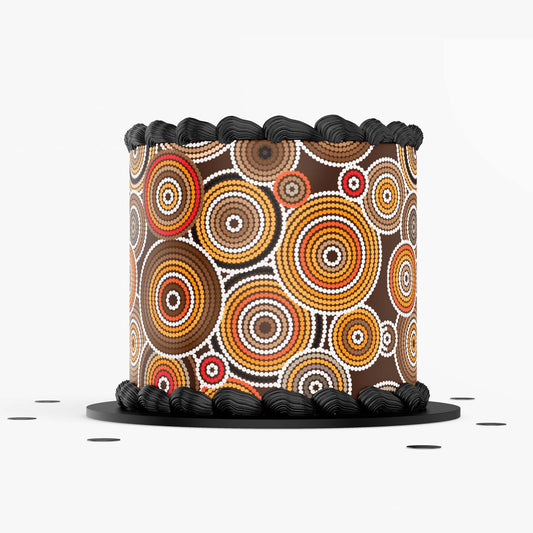 Dot Pattern - Icing Cake Wrap - printsoncakes - Edible Image service provider