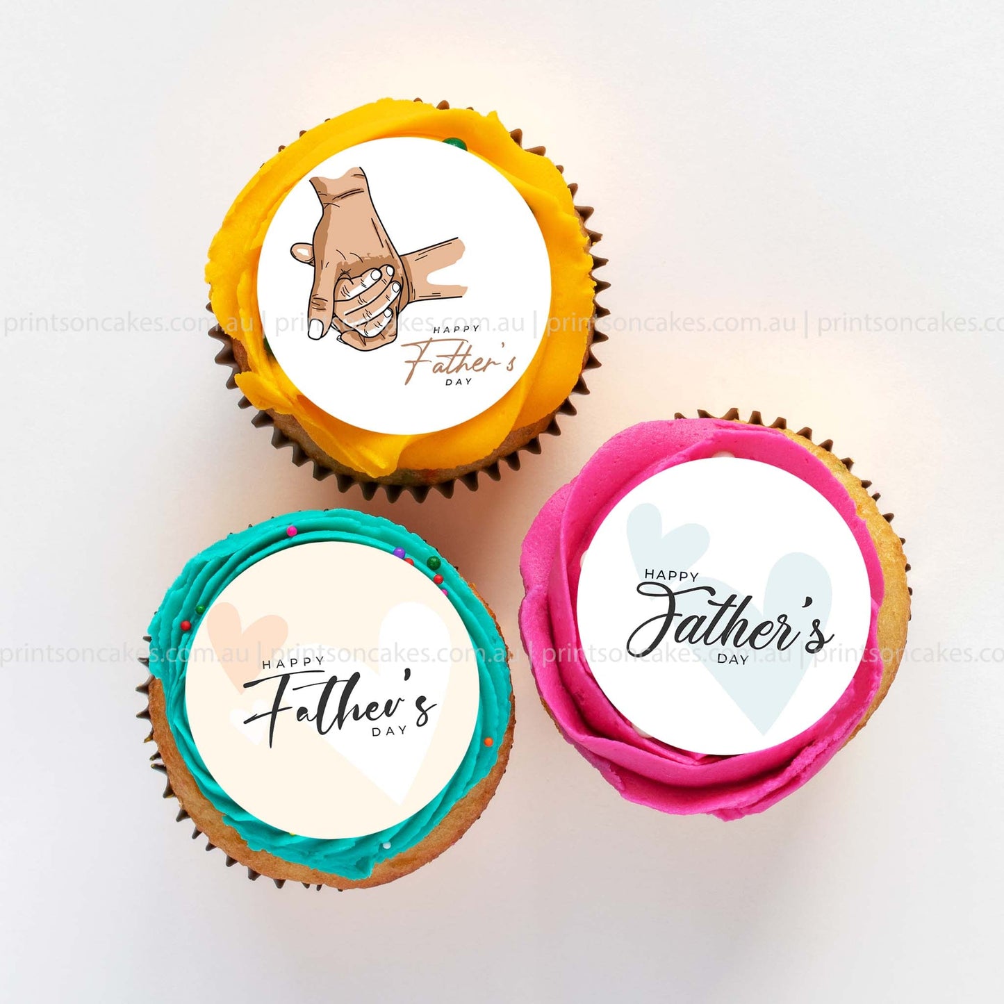 Happy Father's Day – Pre - cut Edible Icing Image - Set 5 - printsoncakes - Edible Image service provider