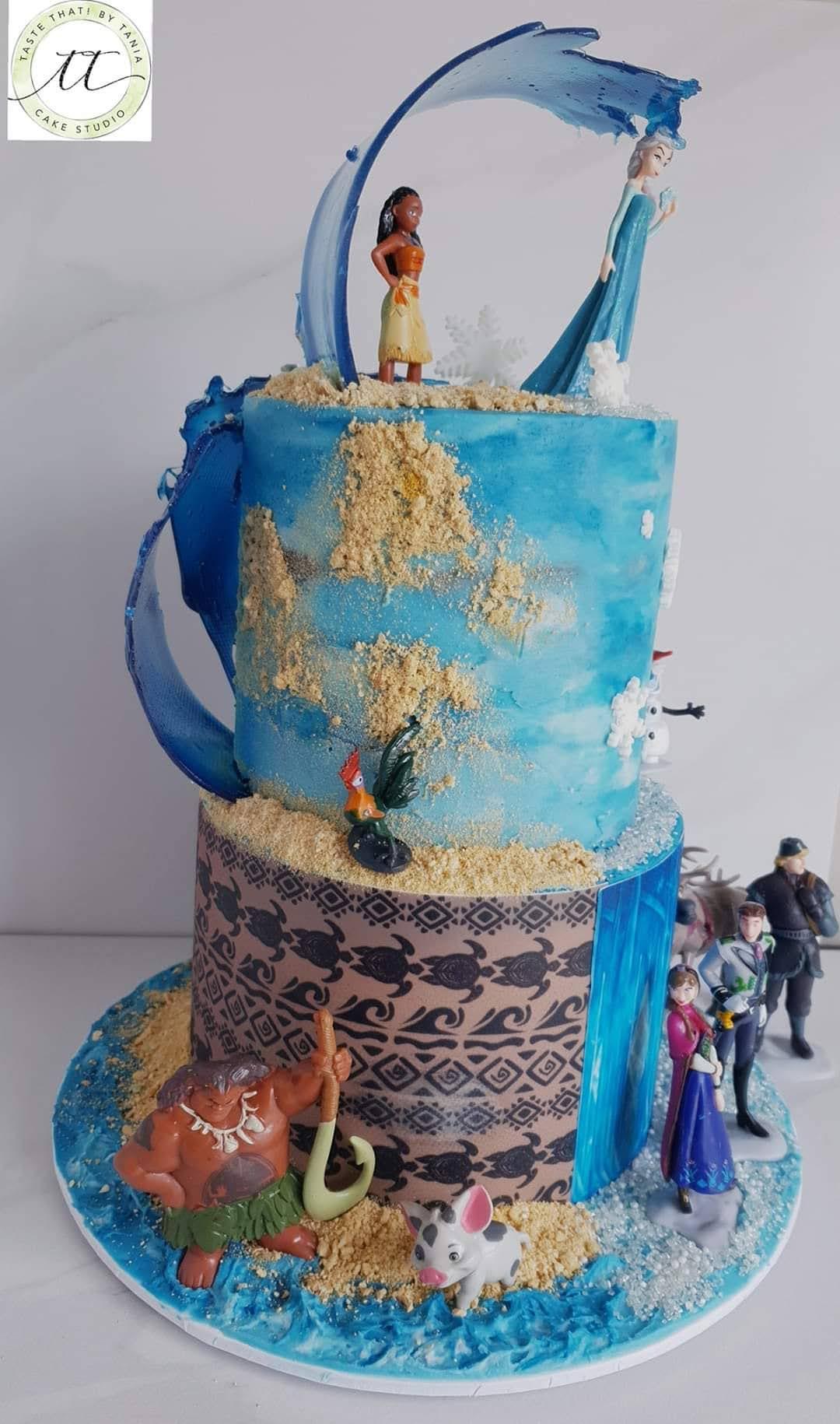 Hawaiian Tribal - Icing Cake Wrap - printsoncakes - Edible Image service provider