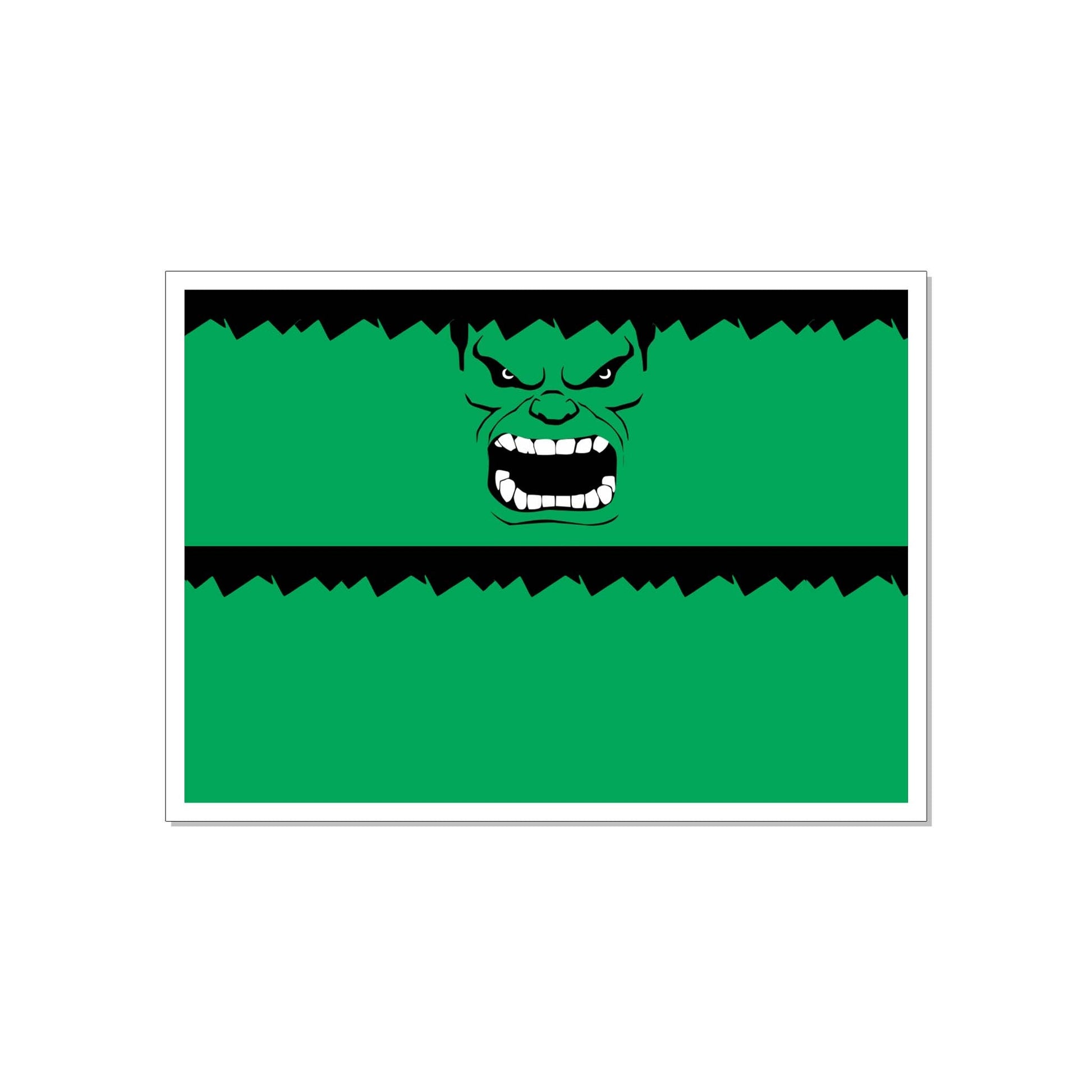 Hulk Superhero - Edible Icing Cake Wrap - printsoncakes - Edible Image service provider