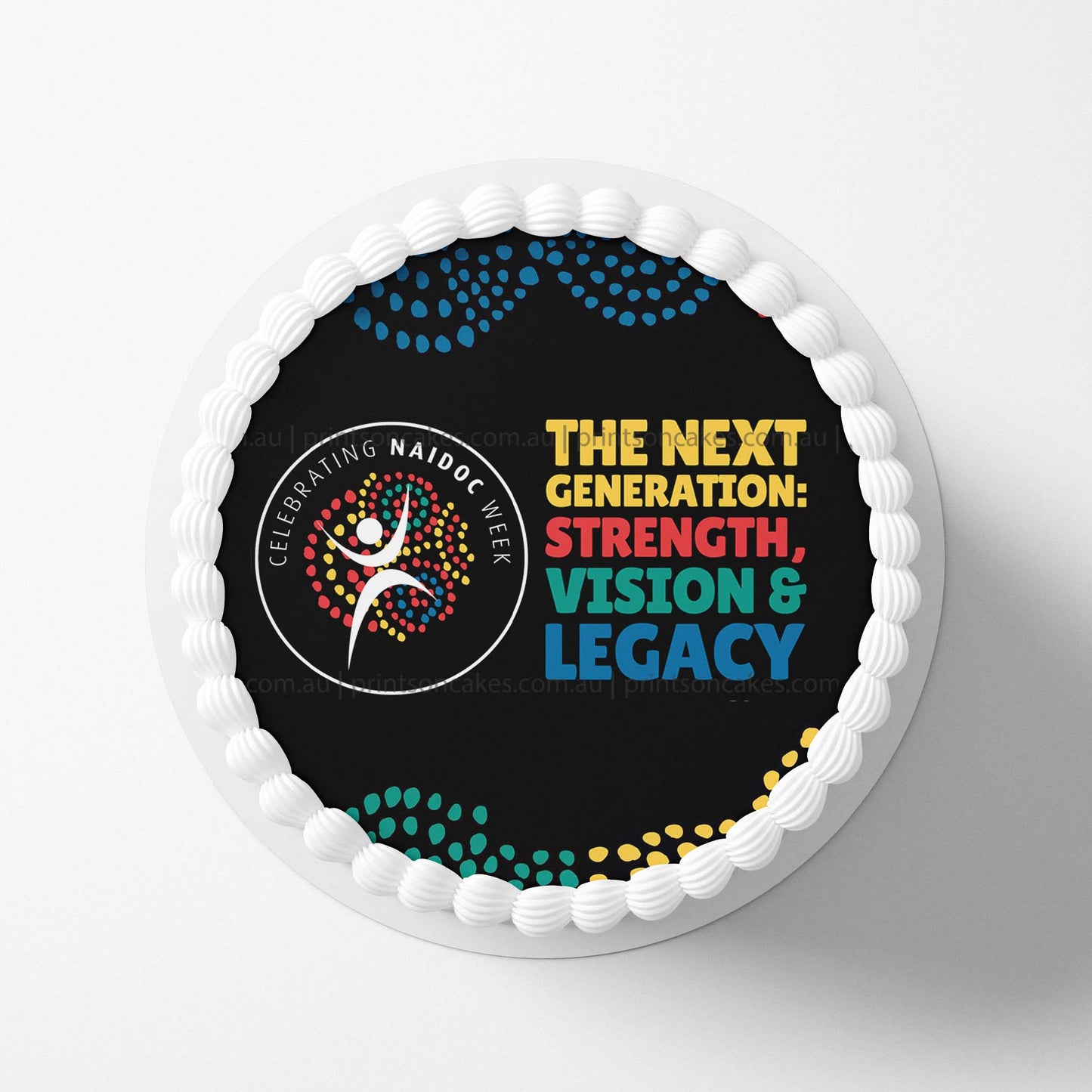 NAIDOC Week 2025 - Edible Icing Toppers - Prints On Cakes - Edible Image service provider