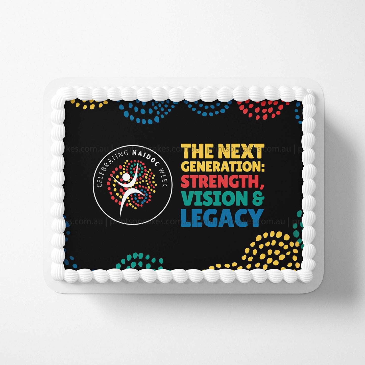 NAIDOC Week 2025 - Edible Icing Toppers - Prints On Cakes - Edible Image service provider