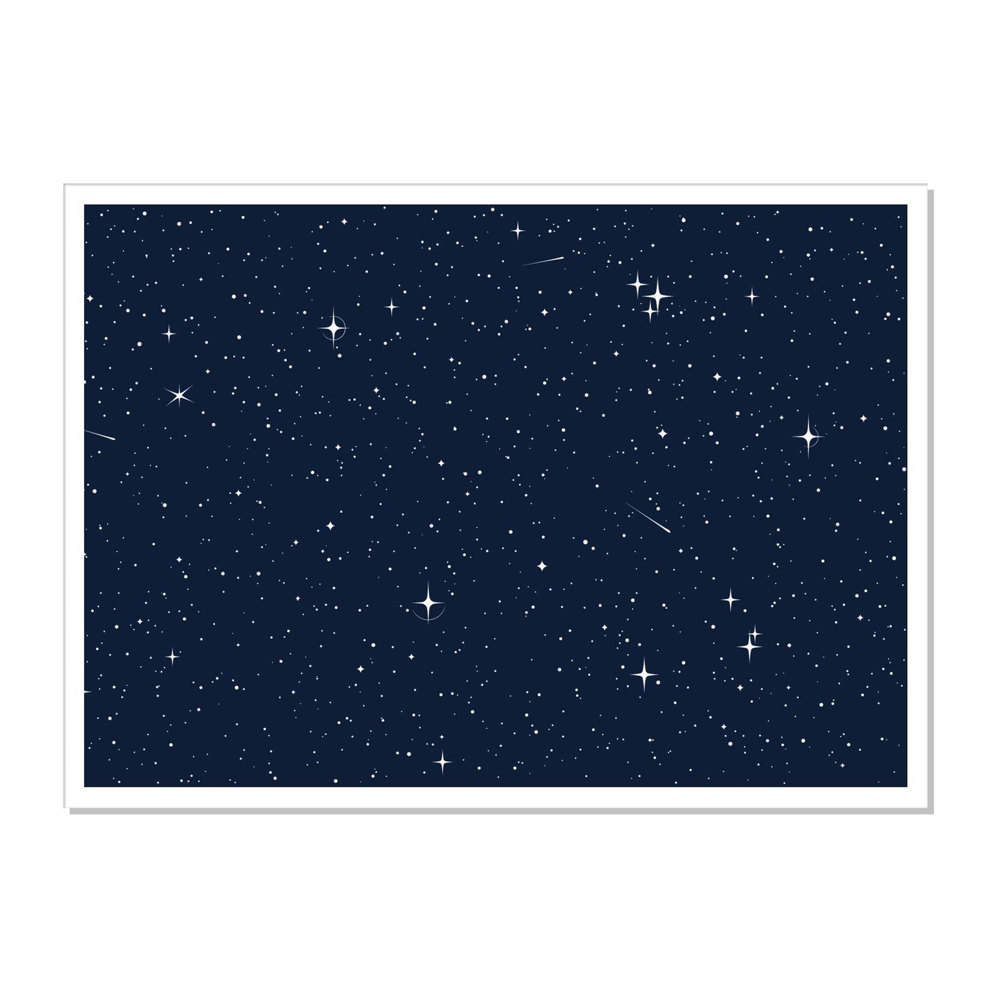 Night Sky with Stars - Edible Icing Cake Wraps - printsoncakes - Edible Image service provider