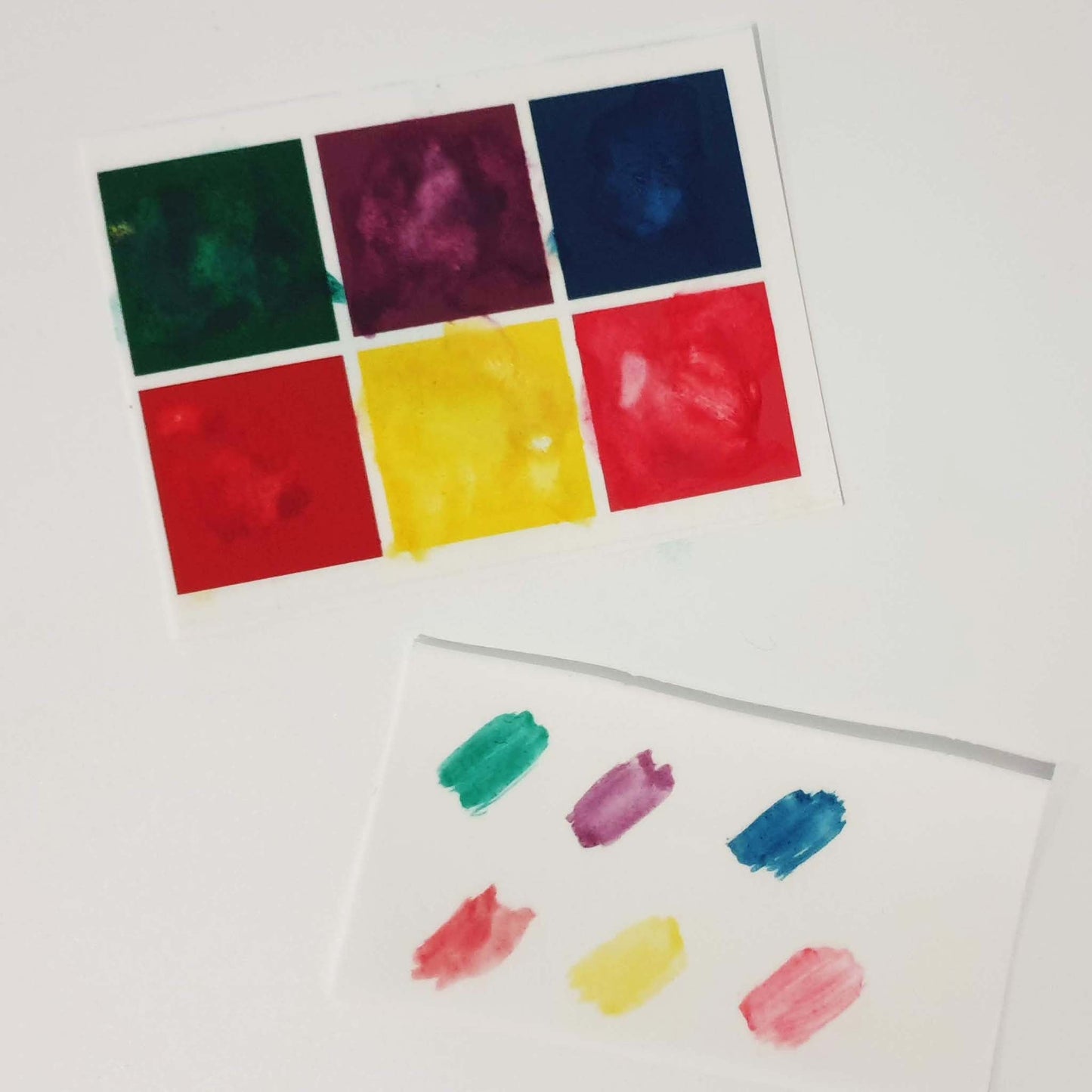 Paint Palettes PYO - Rainbow Colours (Sheet of 8 palettes) - printsoncakes - Edible Image service provider
