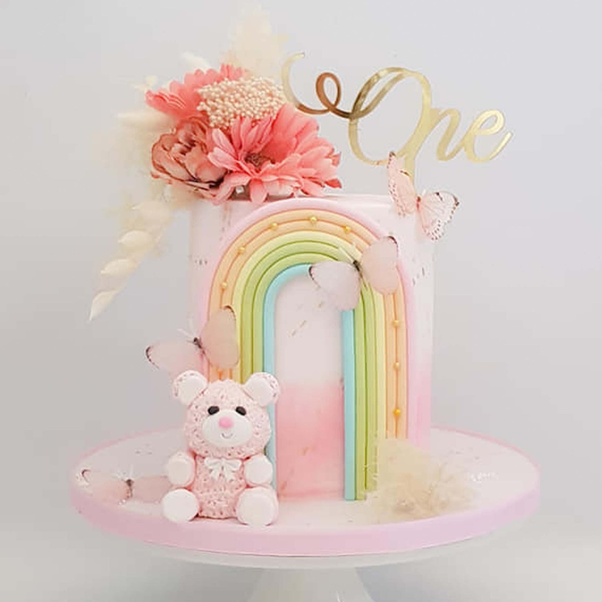 Pastel Pink Edible Wafer Butterflies - Mix sizes - 24pcs - printsoncakes - Edible Image service provider