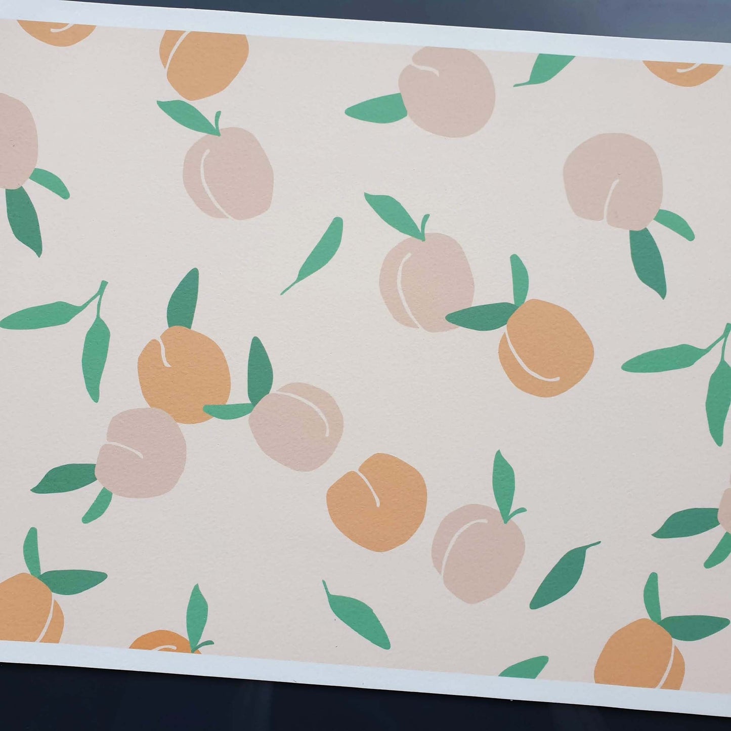 Peaches - Edible Icing Cake Wrap - printsoncakes - Edible Image service provider