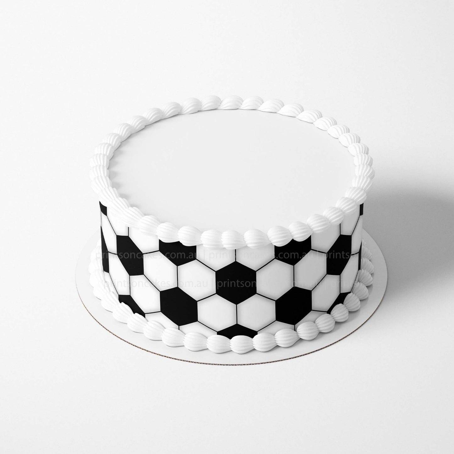Soccer Ball – Cake Wrap Edible Image - Prints On Cakes - Edible Image service provider