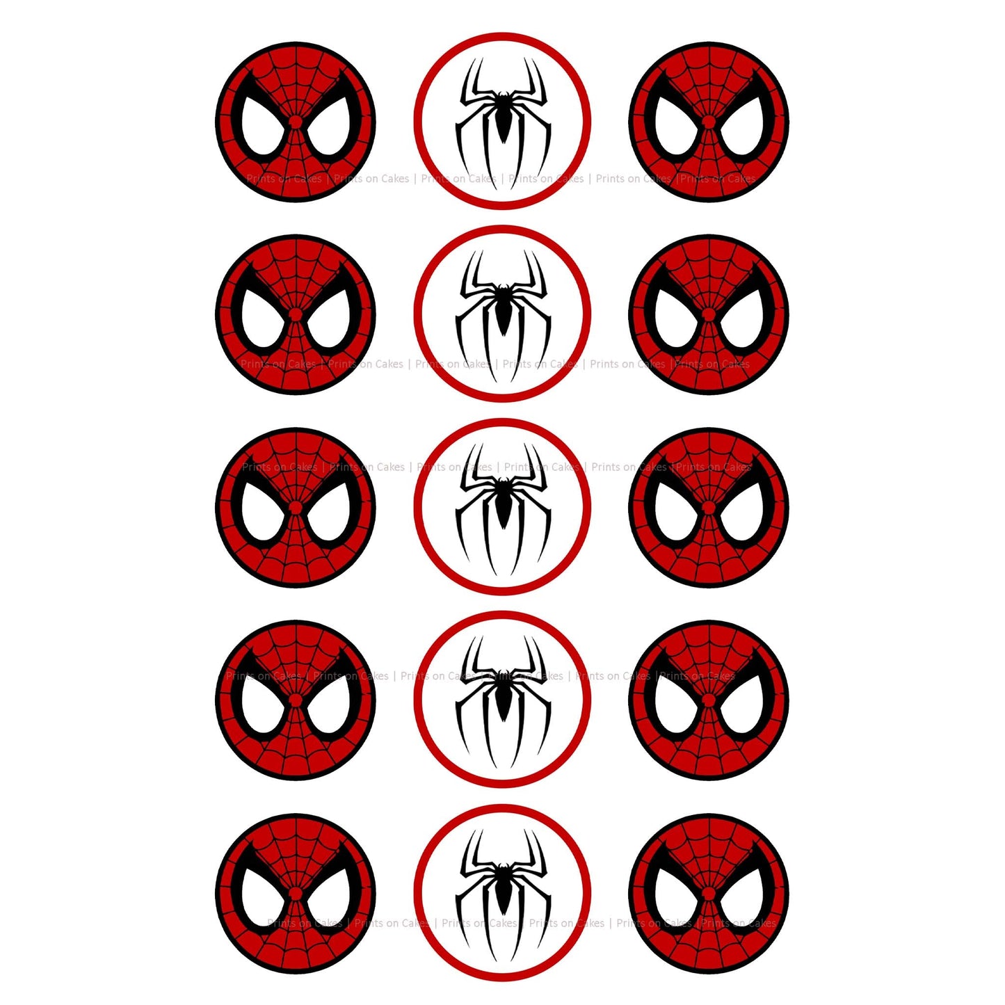 Spiderman – Edible Icing Images - printsoncakes - Edible Image service provider
