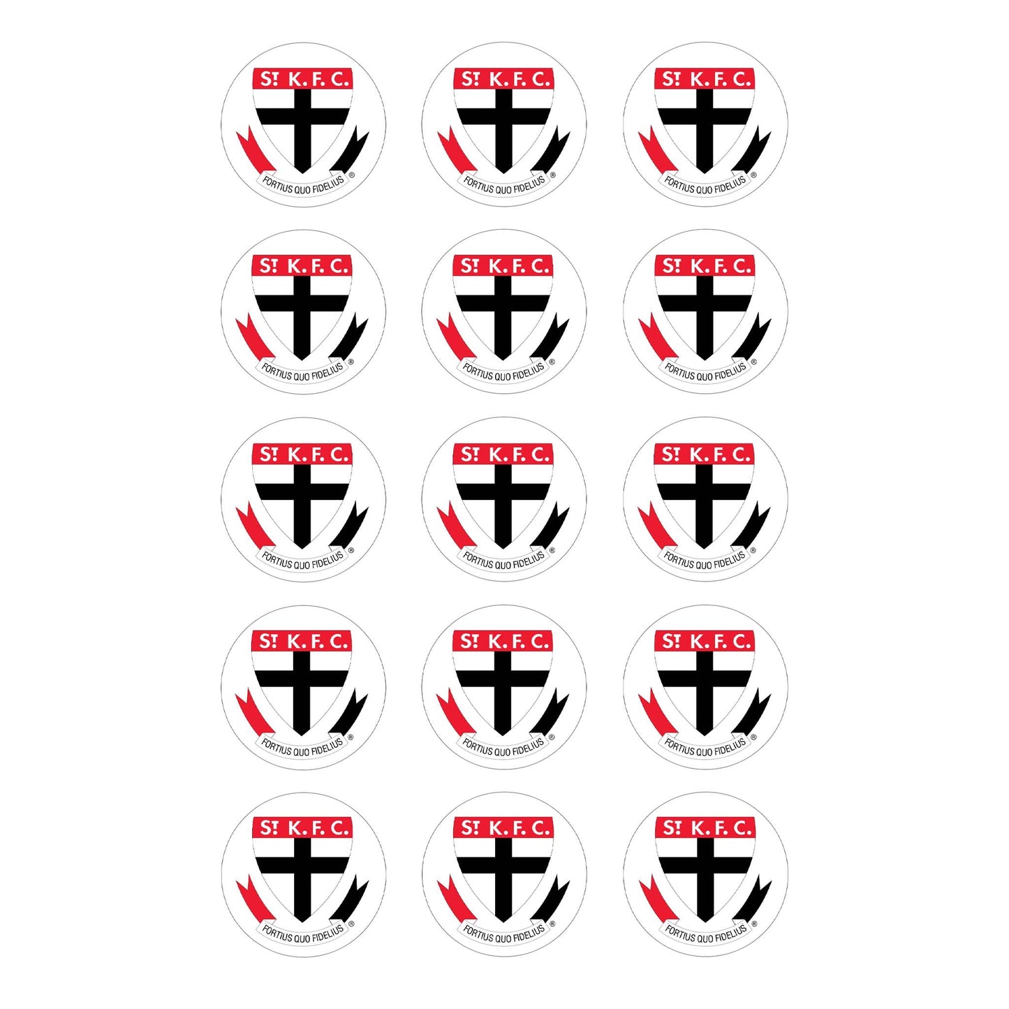 St Kilda Saints AFL Club - Edible Icing Images - printsoncakes - Edible Image service provider