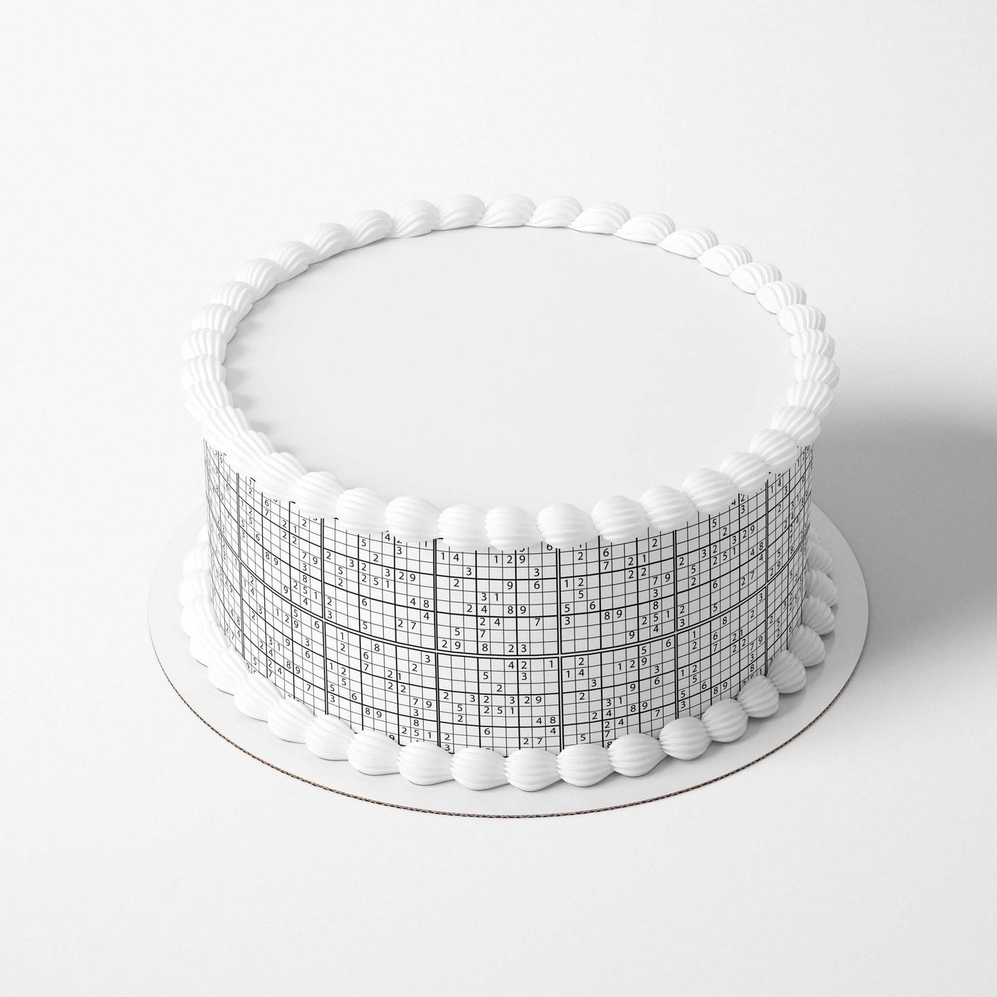 Sudoku Game - Edible Icing Cake Wrap - Prints On Cakes - Edible Image service provider
