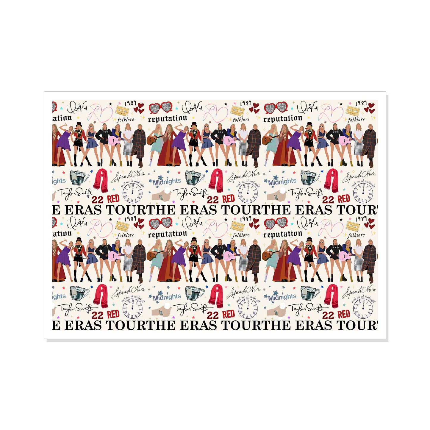 Taylor Swift The Eras Tour Inspired - Edible Icing Cake Wrap - printsoncakes - Edible Image service provider