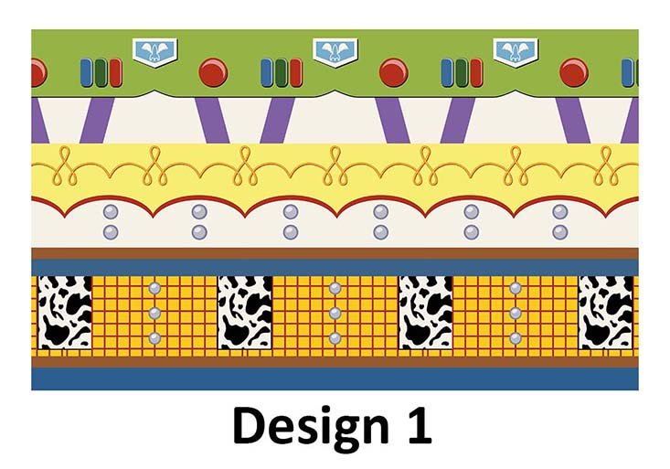 Toy Story Inspired - Icing Cake Wrap 2 - printsoncakes - Edible Image service provider