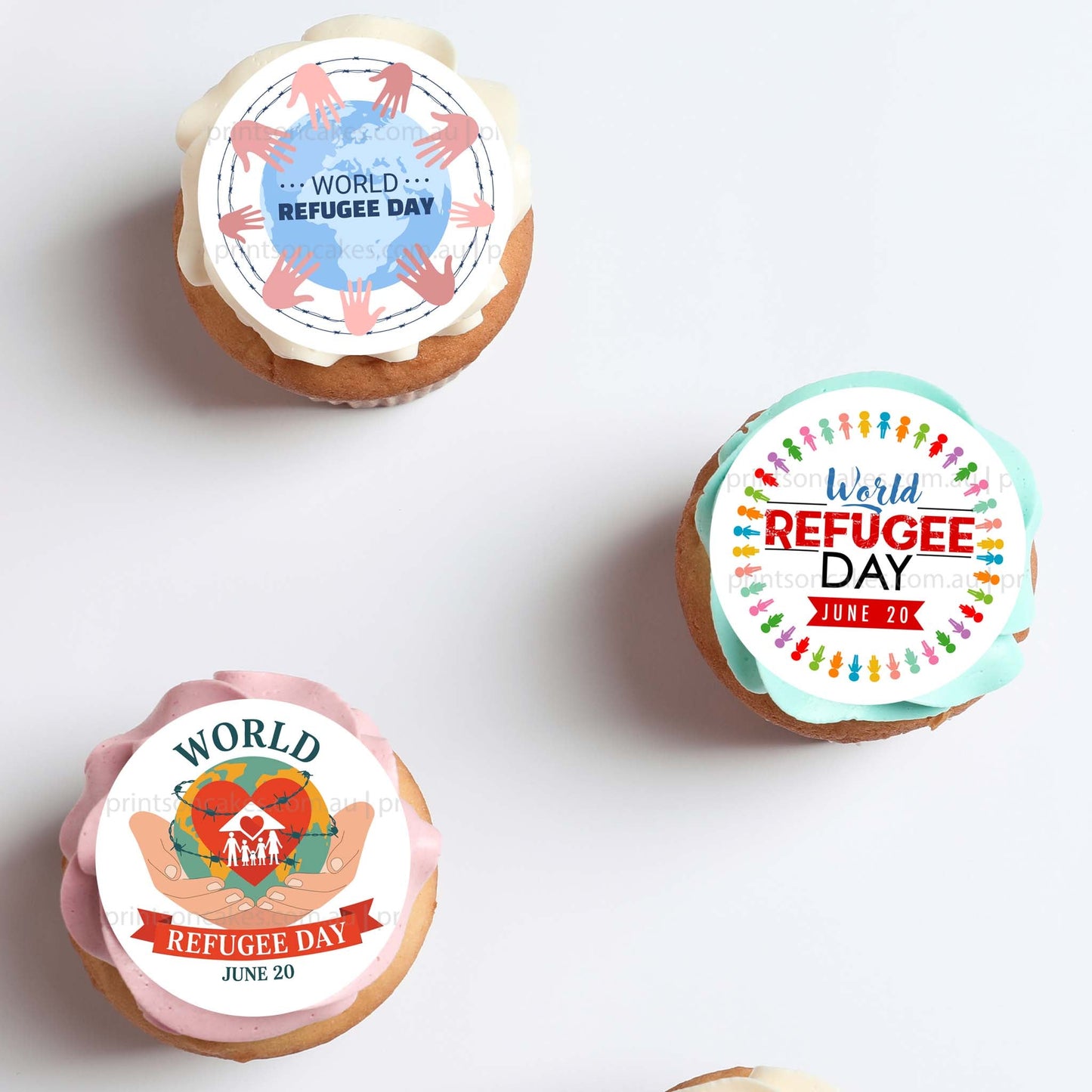 World Refugee Day - Edible Icing Images - Prints On Cakes - Edible Image service provider