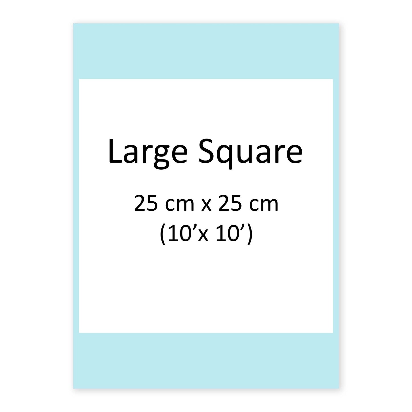 25cm x 25cm Square Custom Edible Icing Image - printsoncakes - Edible Image service provider