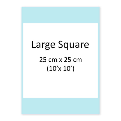 25cm x 25cm Square Custom Edible Icing Image - printsoncakes - Edible Image service provider