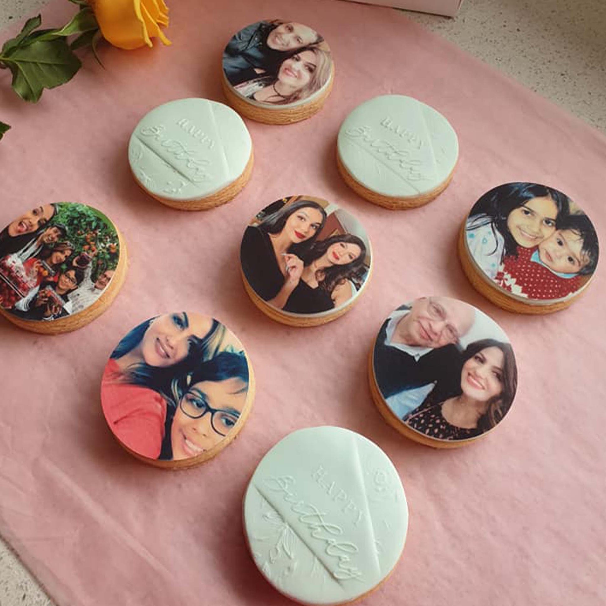 6 x 7 cm Round Cookie Custom Edible Icing Images - printsoncakes - Edible Image service provider