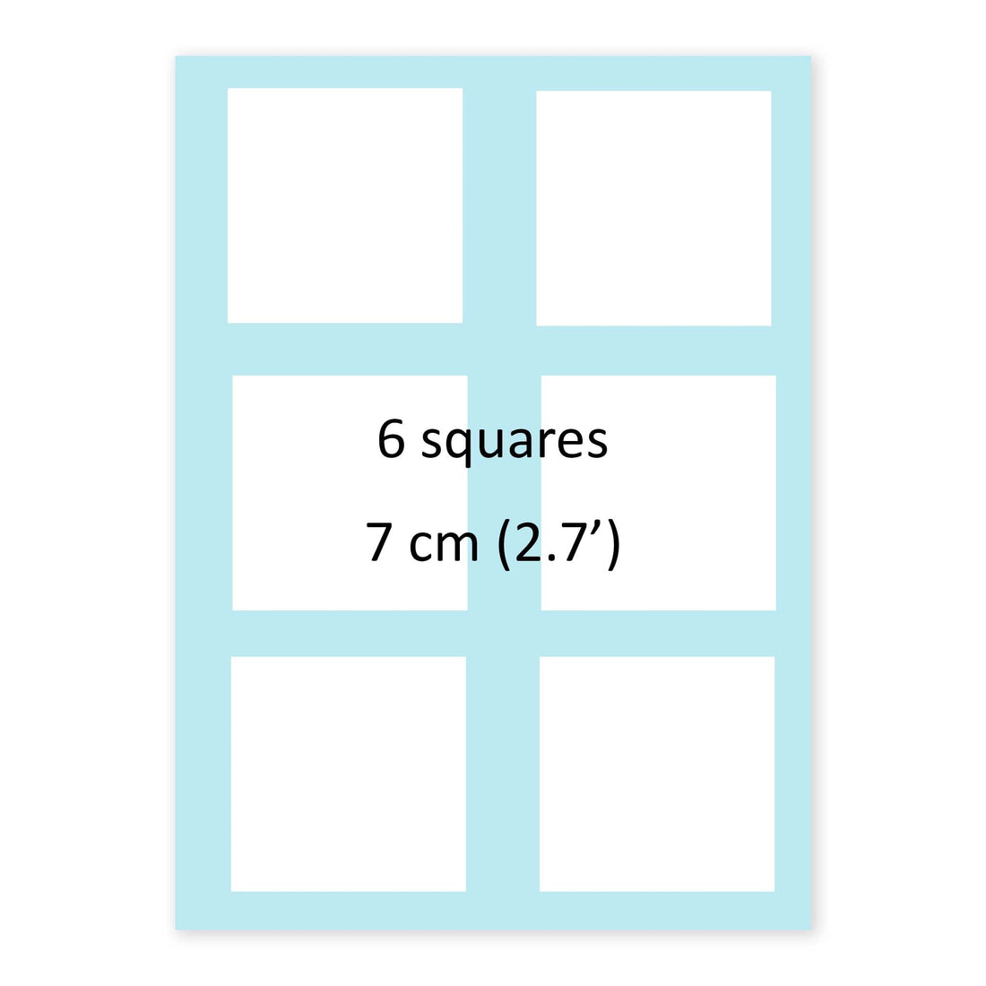 6 x 7 cm Square Cookie Custom Edible Icing Images – Prints On Cakes