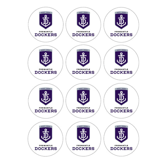 Fremantle Dockers AFL Club - Edible Icing Images