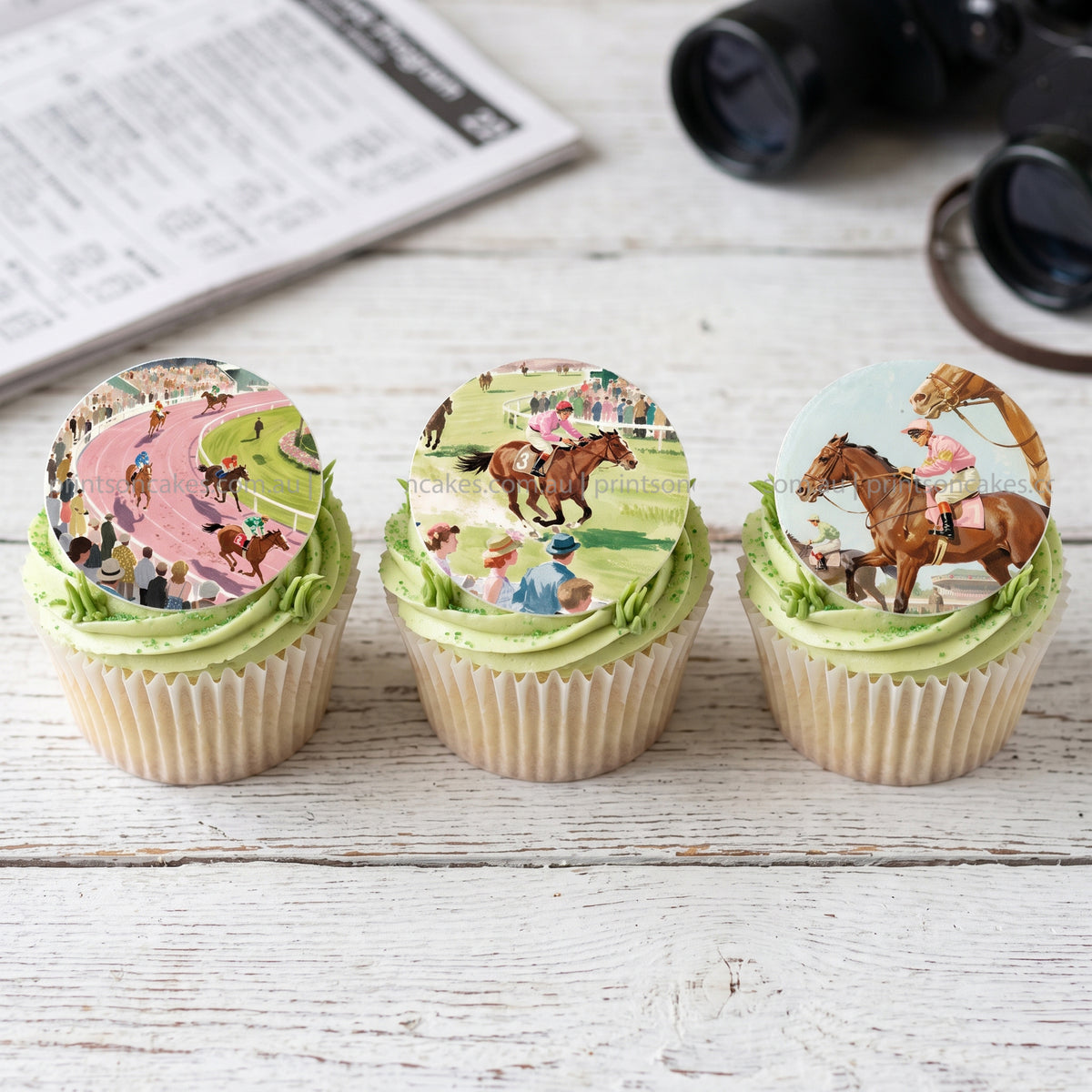 Horse Racing - Edible Icing Images