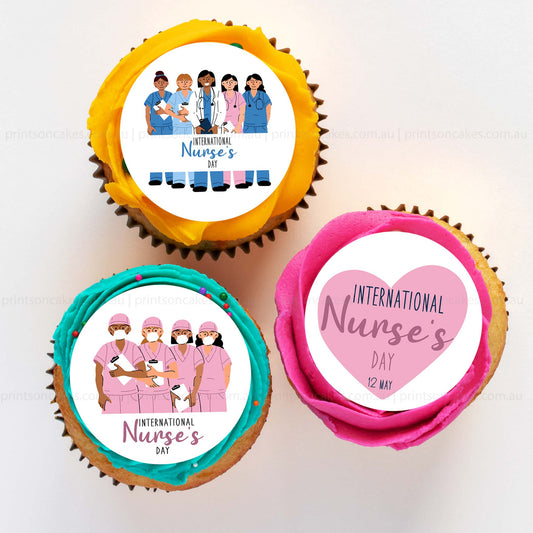 International Nurses Day  - Edible Icing Images