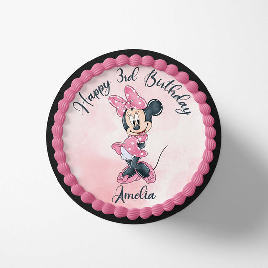 Minnie Mouse Inspired- Edible Icing Toppers