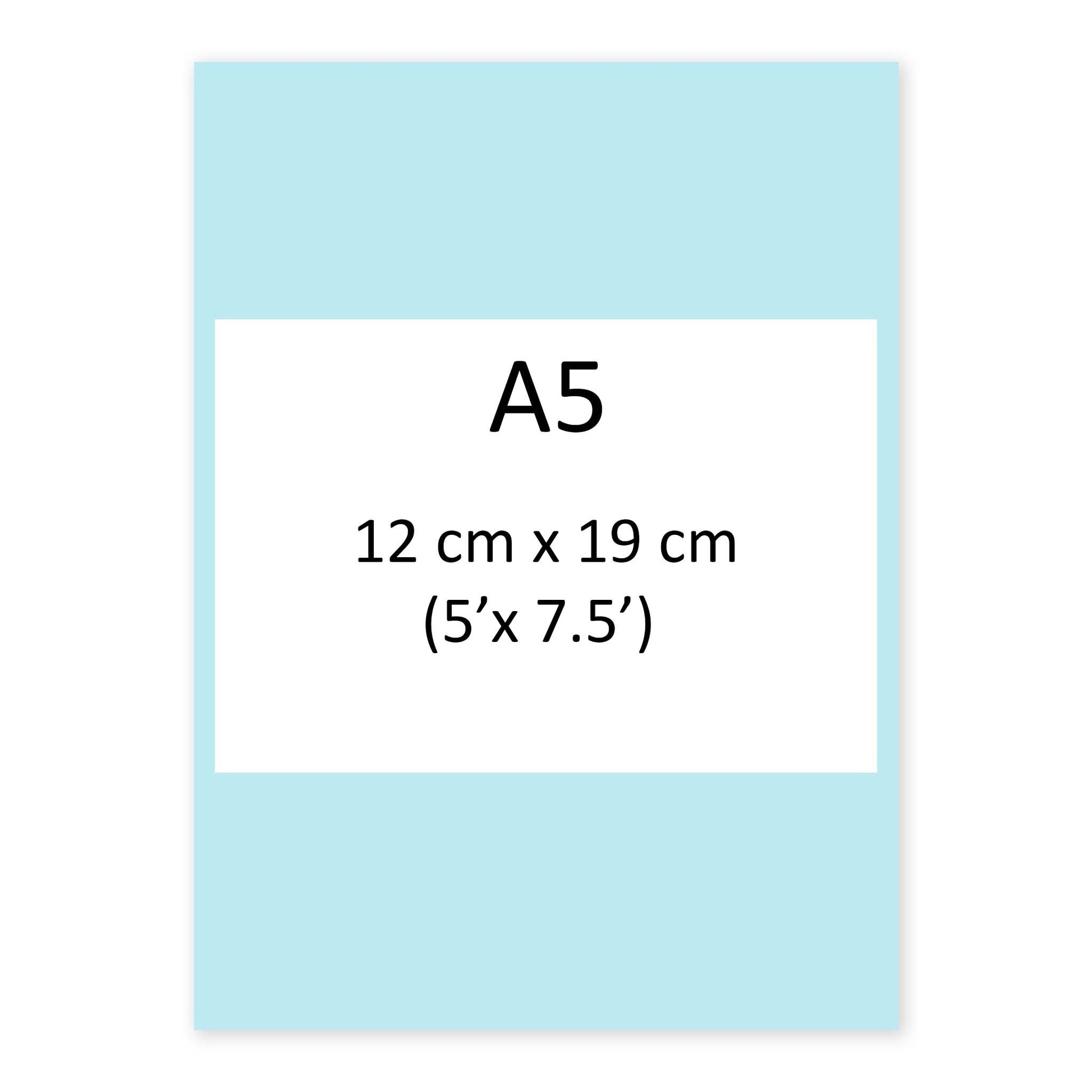 A5 Rectangle Custom Edible Icing Image - printsoncakes - Edible Image service provider