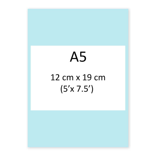 A5 Rectangle Custom Edible Icing Image - printsoncakes - Edible Image service provider