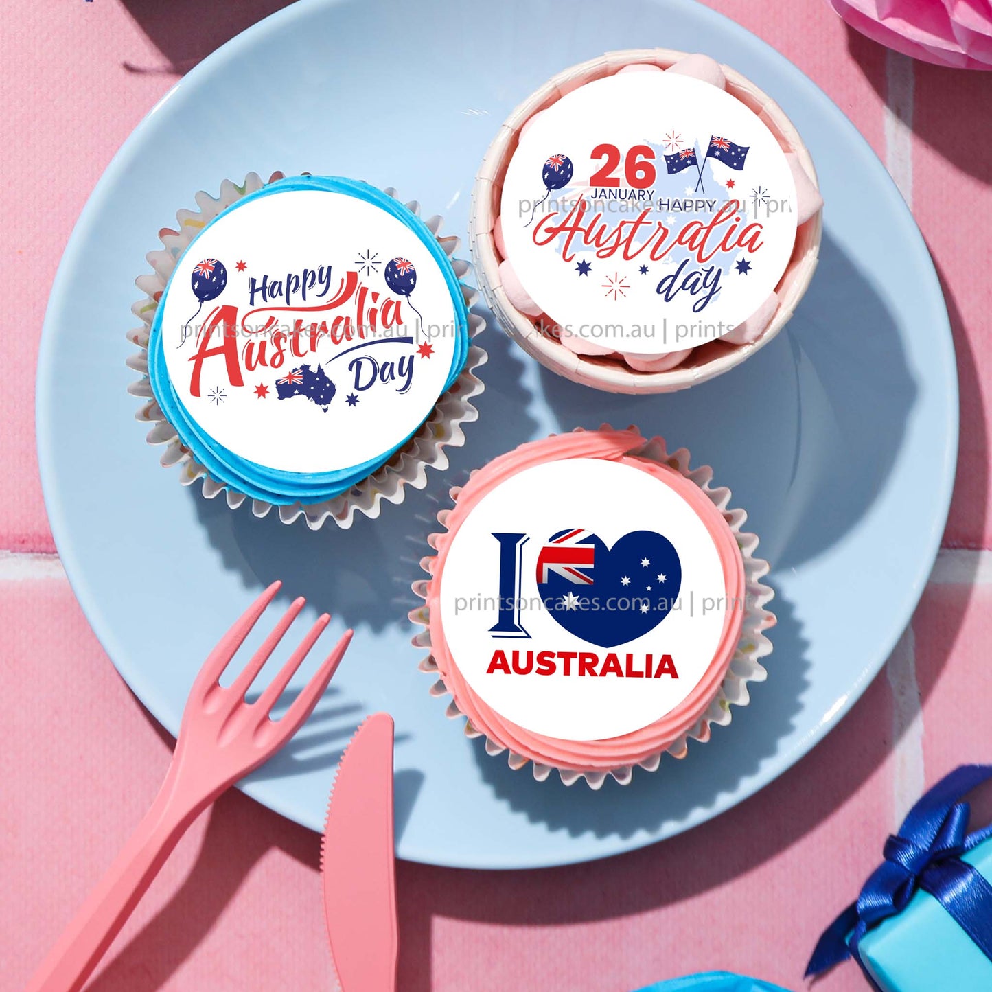 Australian Day – Edible Icing Images - Prints On Cakes - Edible Image service provider