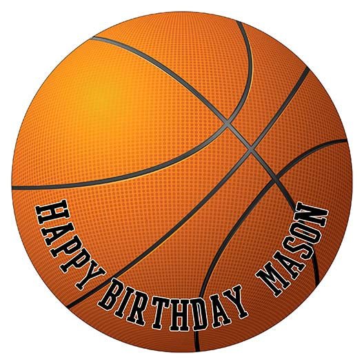 Basketball - Edible Icing Image - printsoncakes - Edible Image service provider