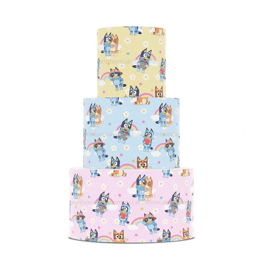Bluey & Bingo - Icing Cake Wrap - Prints On Cakes - Edible Image service provider