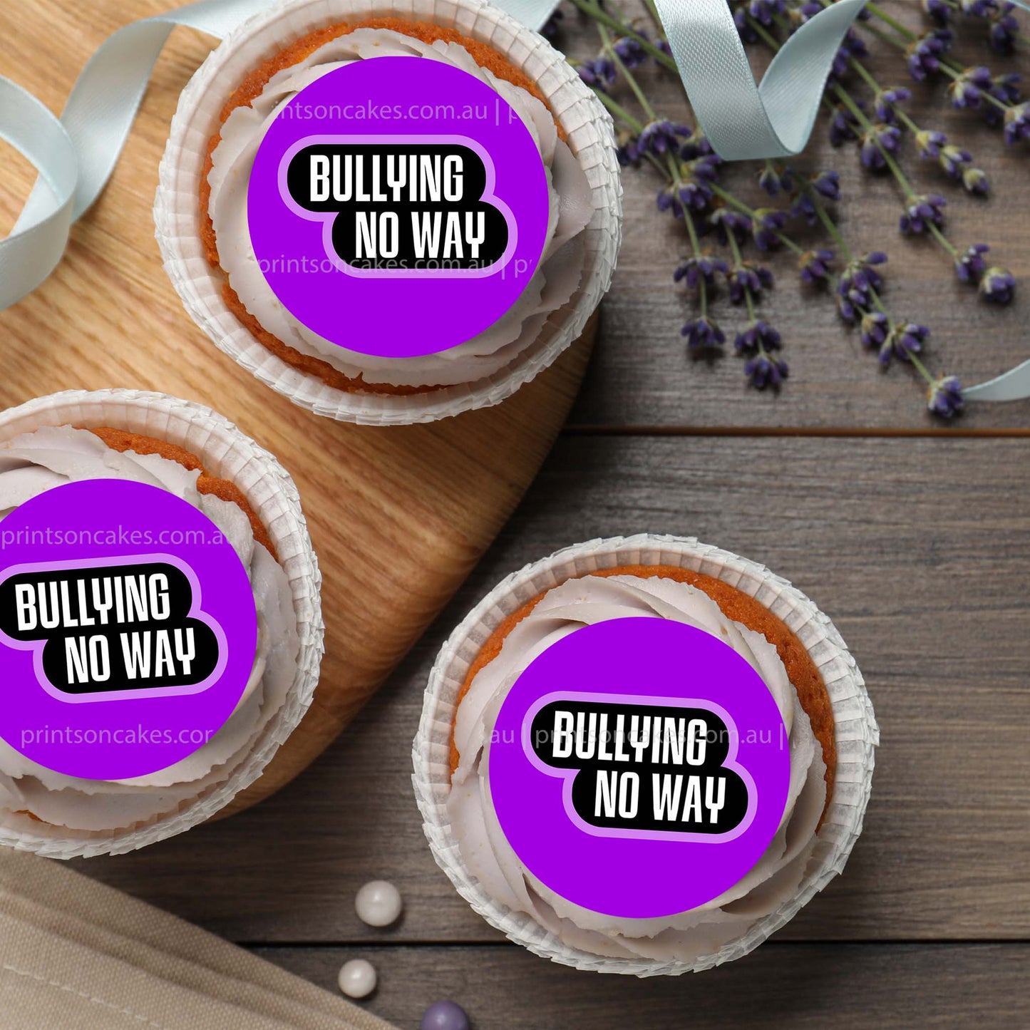 Bullying No Way - Edible Icing Images - Prints On Cakes - Edible Image service provider