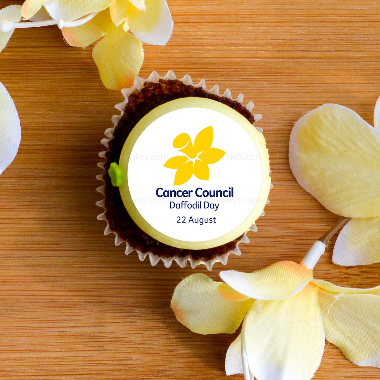 Cancer Council Daffodil Day - Edible Icing Images - printsoncakes - Edible Image service provider