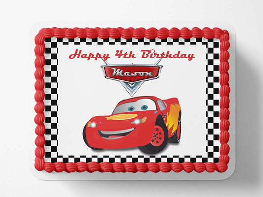 Cars - Edible Icing Toppers - printsoncakes - Edible Image service provider