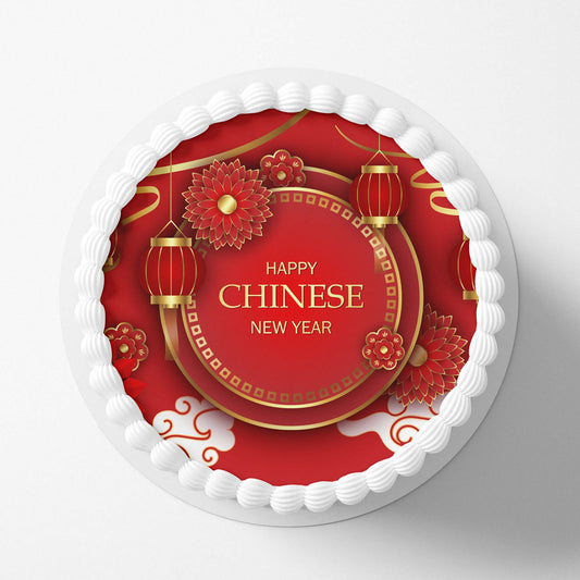 Chinese New Year - Edible Icing Images - printsoncakes - Edible Image service provider