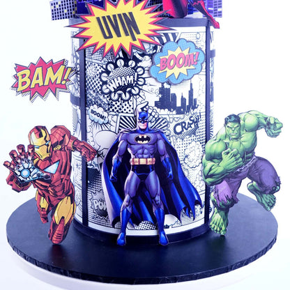 Comic Book Pages - Icing Cake Wrap - printsoncakes - Edible Image service provider