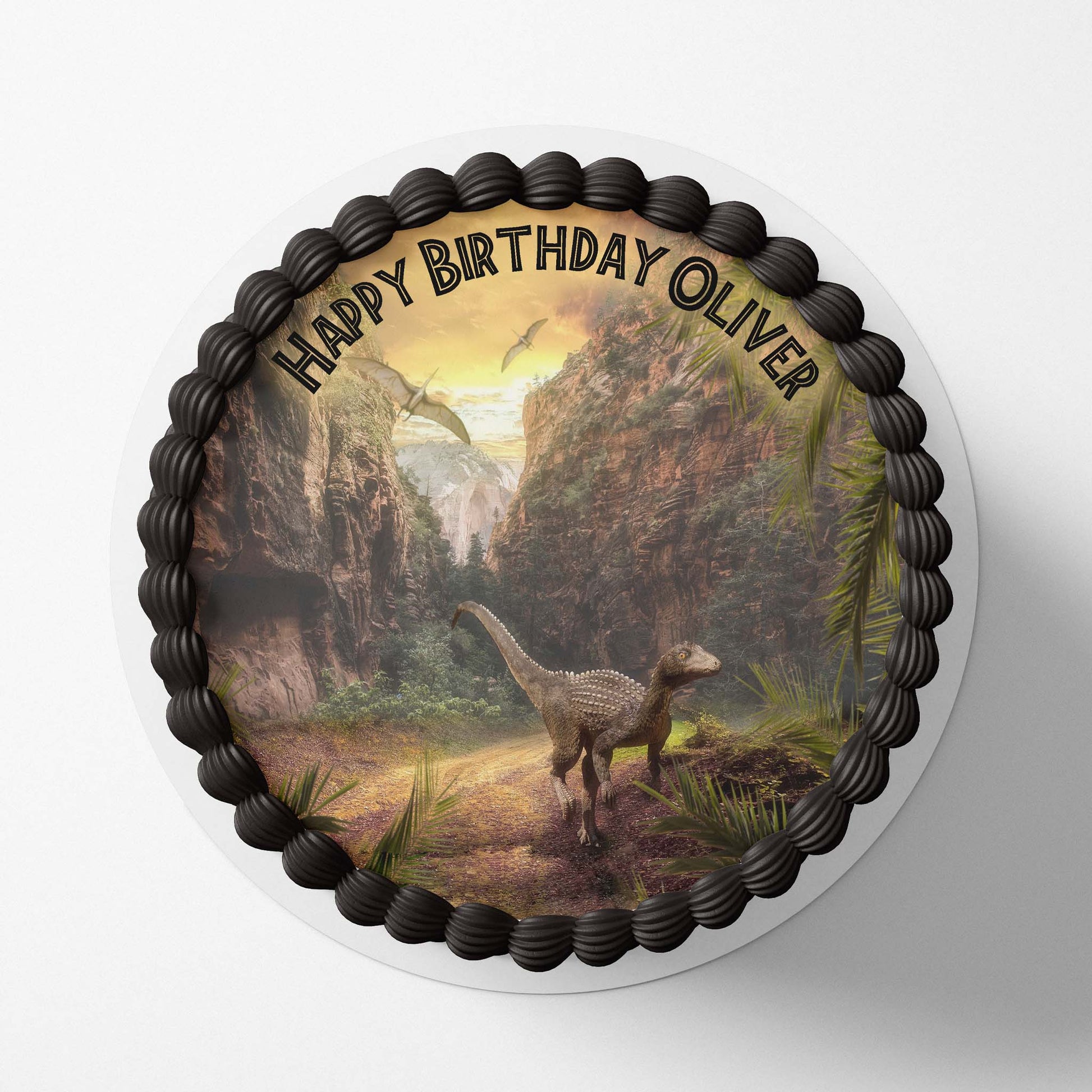 Dinosaur - Custom Edible Image toppers - printsoncakes - Edible Image service provider