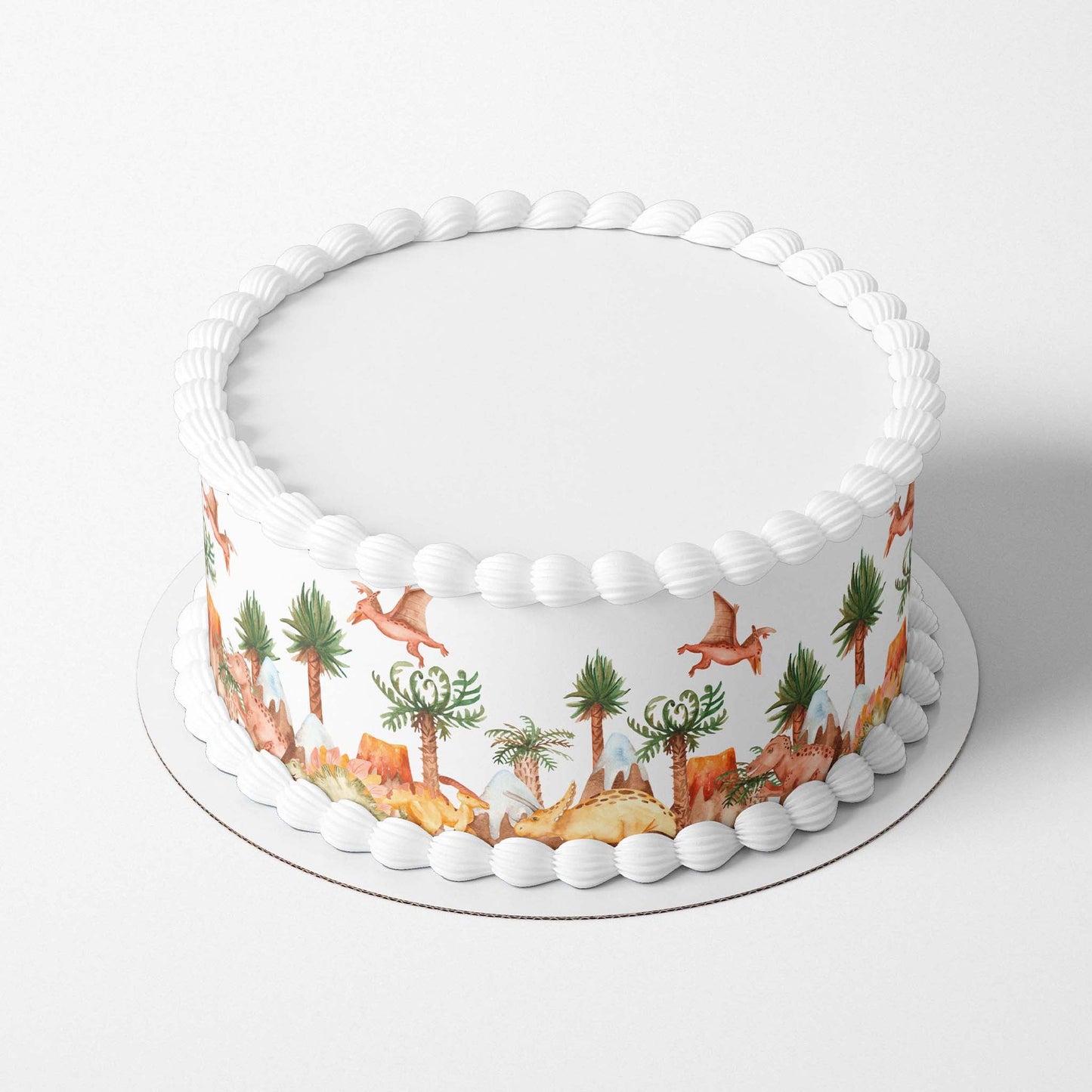 Dinosaur - Edible Icing Cake Wrap - Set 2 - printsoncakes - Edible Image service provider