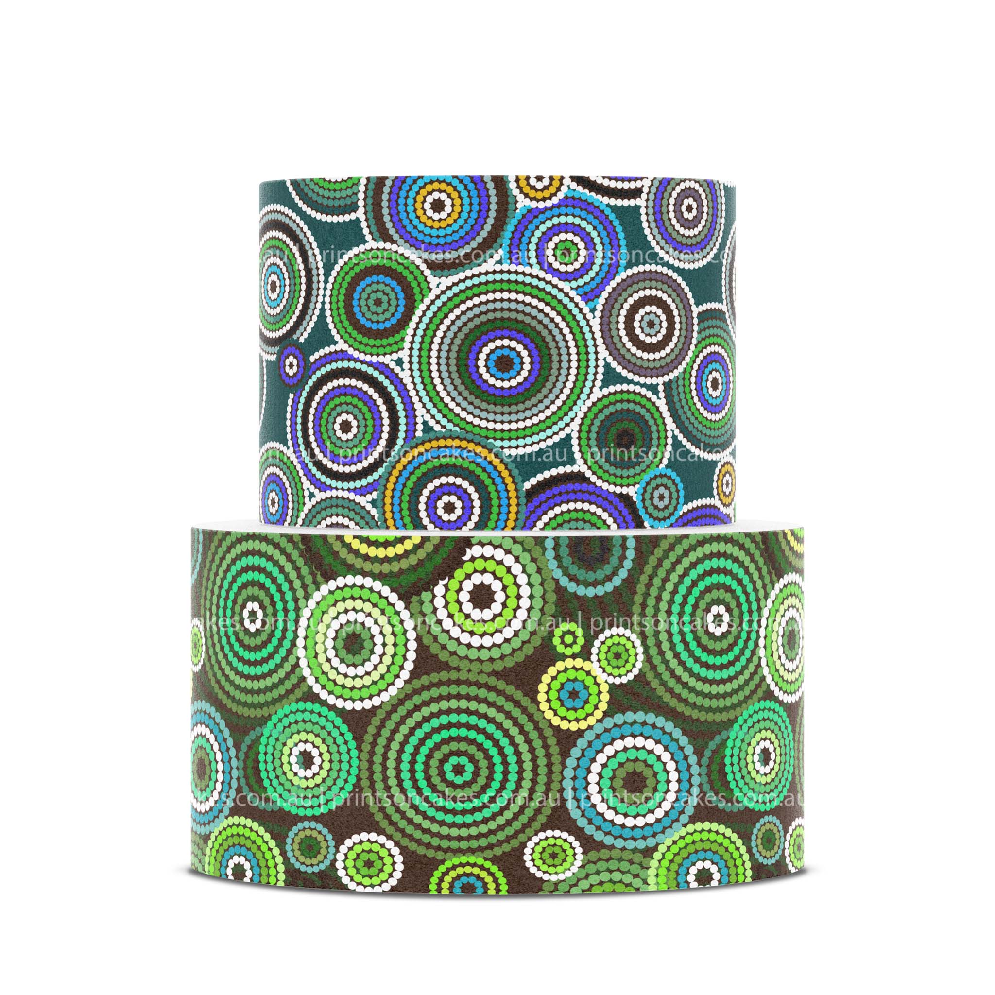Cake Wrap Patterns Dot Pattern - Set 2 - Icing Cake Wrap – Prints On Cakes