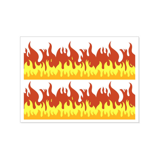 Fire Flames - Edible Icing Cake Wrap - printsoncakes - Edible Image service provider