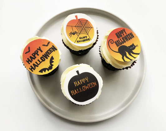 Happy Halloween Collection - Edible Icing Images - printsoncakes - Edible Image service provider