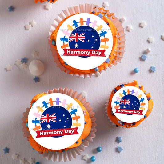 Harmony Day - Edible Icing Images - Prints On Cakes - Edible Image service provider