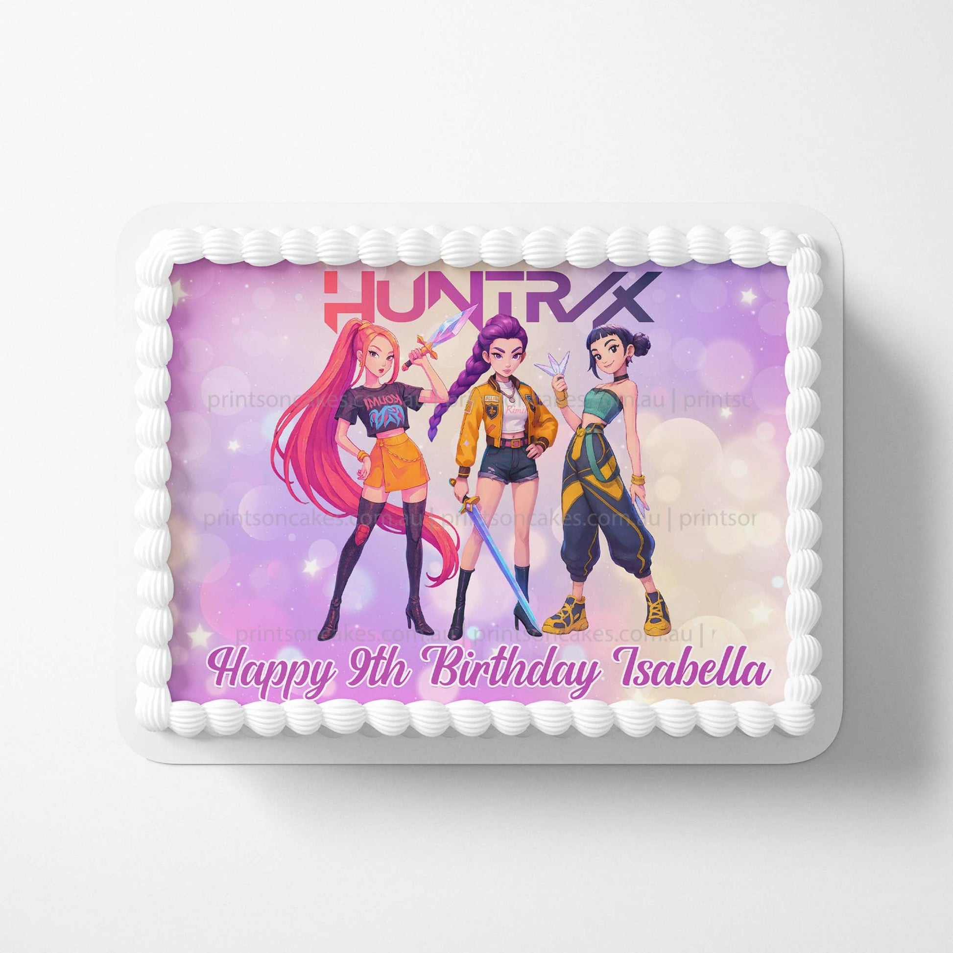 Kpop Demon Hunters - Edible Icing Toppers - Prints On Cakes - Edible Image service provider
