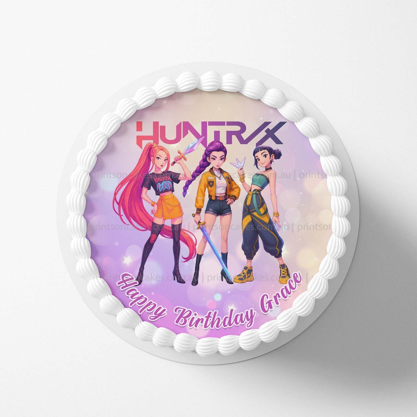Kpop Demon Hunters - Edible Icing Toppers - Prints On Cakes - Edible Image service provider